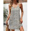 image:imageEkouaer Womens Bathing Suit Cover Up Sleeveless V Neck Swimsuit Coverups Summer Swimwear Beach Cover Ups with PocketsFloral Blue Yellow