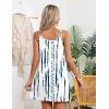 image:imageEkouaer Womens Bathing Suit Cover Up Sleeveless V Neck Swimsuit Coverups Summer Swimwear Beach Cover Ups with PocketsStripe Blue
