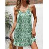 image:imageEkouaer Womens Bathing Suit Cover Up Sleeveless V Neck Swimsuit Coverups Summer Swimwear Beach Cover Ups with PocketsStripe Green
