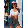 image:imageEkouaer Womens Pajama Shorts 2026 Soft Sleep Shorts Casual Pj Short Comfy Pajama Short Summer Drawstring Pajama BottomsDark Grey