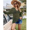 image:imageEkouaer Womens Swimsuit Cover Ups Crochet Swim Coverup Knit Bathing Suit Knit Beach Vacation Outfits SwimwearMilitary Green