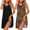 Black+ Leopard Print