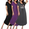 Black/Grey Print/Purple
