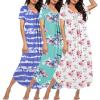 Blue Floral/Pink Floral/Blue Striped