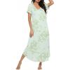 Floral Mint Green