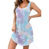 Tie Dye Blue Purple
