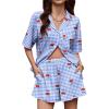 Blue Plaid Cherry