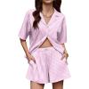 Pink White Stripe