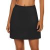 image:imageEkouaer Womens Active Performance Skort Lightweight Skirt for Running Tennis Golf Workout SportsAblack
