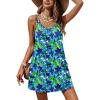 Floral Blue Green