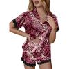 Rose Pink Black Leopard