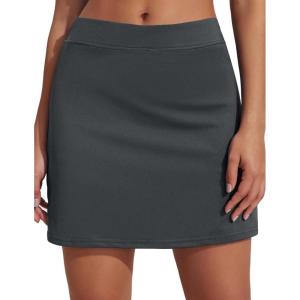 image:imageEkouaer Womens Active Performance Skort Lightweight Skirt for Running Tennis Golf Workout SportsBpocketsgrey