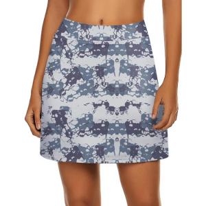 image:imageEkouaer Womens Active Performance Skort Lightweight Skirt for Running Tennis Golf Workout SportsCamo 02