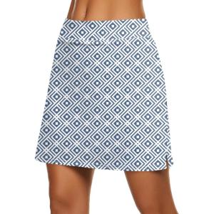 image:imageEkouaer Womens Active Performance Skort Lightweight Skirt for Running Tennis Golf Workout SportsGrey Pattern
