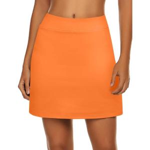 image:imageEkouaer Womens Active Performance Skort Lightweight Skirt for Running Tennis Golf Workout SportsOrange