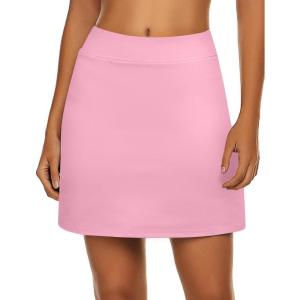 image:imageEkouaer Womens Active Performance Skort Lightweight Skirt for Running Tennis Golf Workout SportsPink