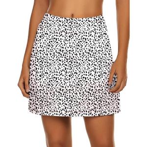 image:imageEkouaer Womens Active Performance Skort Lightweight Skirt for Running Tennis Golf Workout SportsPolka Dots
