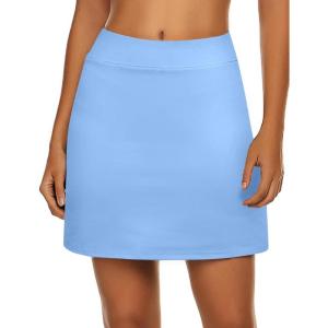 image:imageEkouaer Womens Active Performance Skort Lightweight Skirt for Running Tennis Golf Workout SportsSky Blue