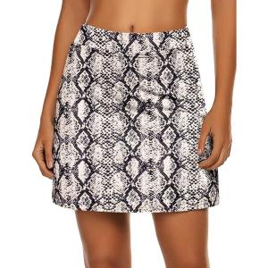 image:imageEkouaer Womens Active Performance Skort Lightweight Skirt for Running Tennis Golf Workout SportsSnake Print