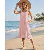 image:imageEkouaer Cotton Nightgowns for Women Long Sleeveless Nightgown Victorian Sleep Dress with Pockets Night Shirt Lounge DressLight Pink