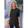 image:imageEkouaer Biker Short Sets Women 2 Piece Outfits Shorts Lounge Sets Oversized Shirt Sweatsuits Set