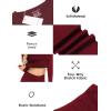image:imageEkouaer Womens Thermal Underwear Sets Micro Fleece Lined Long Johns Base Layer Thermals 2 Pieces SetWine Red