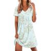 Floral Light Green
