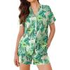 image:imageEkouaer Women Pajamas Set Button Down Printed Pj Lounge Sets Soft Loose Loungewear Sleepwear