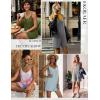 image:imageEkouaer Summer Rompers for Women Boho Beach Vacation Outfits Sleeveless Loose Shorts Overalls 2026 Jumpsuit With PocketsDark Blue Floral