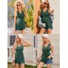 image:imageEkouaer Womens Maternity Tank Tops 3 Packs Sleeveless Nursing Tops V Neck Breastfeeding Shirts Pregnancy ClothesLake Green  Floral Black  Pink3pcs