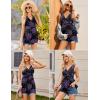 image:imageEkouaer Womens Maternity Tank Tops 3 Packs Sleeveless Nursing Tops V Neck Breastfeeding Shirts Pregnancy ClothesOrange Pink  Graygreen  Floral Black3pcs
