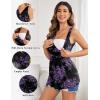 image:imageEkouaer Womens Maternity Tank Tops 3 Packs Sleeveless Nursing Tops V Neck Breastfeeding Shirts Pregnancy ClothesOrange Pink  Graygreen  Floral Black3pcs