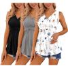 Black / Grey / Floral White(3pcs)