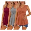 Caramel / Grey / Wine Red(3pcs)