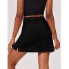 image:imageEkouaer 16 Golf Skorts for Woman with Inner Pockets Silicone Grippers Tennis Skirt Quick Dry Athletic Pickleball SkortBlack