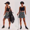 image:imageEkouaer 16 Golf Skorts for Woman with Inner Pockets Silicone Grippers Tennis Skirt Quick Dry Athletic Pickleball SkortBlack Floral