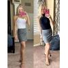 image:imageEkouaer 16 Golf Skorts for Woman with Inner Pockets Silicone Grippers Tennis Skirt Quick Dry Athletic Pickleball SkortGrey