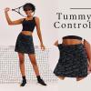 image:imageEkouaer 16 Golf Skorts for Woman with Inner Pockets Silicone Grippers Tennis Skirt Quick Dry Athletic Pickleball SkortGrey Camo