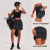 image:imageEkouaer 16 Golf Skorts for Woman with Inner Pockets Silicone Grippers Tennis Skirt Quick Dry Athletic Pickleball SkortGrey Camo