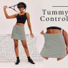 image:imageEkouaer 16 Golf Skorts for Woman with Inner Pockets Silicone Grippers Tennis Skirt Quick Dry Athletic Pickleball SkortGrey Sage