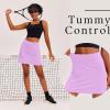 image:imageEkouaer 16 Golf Skorts for Woman with Inner Pockets Silicone Grippers Tennis Skirt Quick Dry Athletic Pickleball SkortLilac