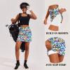 image:imageEkouaer 16 Golf Skorts for Woman with Inner Pockets Silicone Grippers Tennis Skirt Quick Dry Athletic Pickleball SkortNature Floral