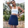 image:imageEkouaer 16 Golf Skorts for Woman with Inner Pockets Silicone Grippers Tennis Skirt Quick Dry Athletic Pickleball SkortNavy Blue