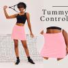 image:imageEkouaer 16 Golf Skorts for Woman with Inner Pockets Silicone Grippers Tennis Skirt Quick Dry Athletic Pickleball SkortPink