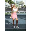 image:imageEkouaer 16 Golf Skorts for Woman with Inner Pockets Silicone Grippers Tennis Skirt Quick Dry Athletic Pickleball SkortPink