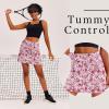 image:imageEkouaer 16 Golf Skorts for Woman with Inner Pockets Silicone Grippers Tennis Skirt Quick Dry Athletic Pickleball SkortPink Floral