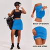 image:imageEkouaer 16 Golf Skorts for Woman with Inner Pockets Silicone Grippers Tennis Skirt Quick Dry Athletic Pickleball SkortSparkle Blue