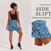 image:imageEkouaer 16 Golf Skorts for Woman with Inner Pockets Silicone Grippers Tennis Skirt Quick Dry Athletic Pickleball SkortTeal Pattern