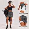image:imageEkouaer 16 Golf Skorts for Woman with Inner Pockets Silicone Grippers Tennis Skirt Quick Dry Athletic Pickleball SkortWhite Floral