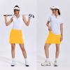 image:imageEkouaer 16 Golf Skorts for Woman with Inner Pockets Silicone Grippers Tennis Skirt Quick Dry Athletic Pickleball SkortYellow
